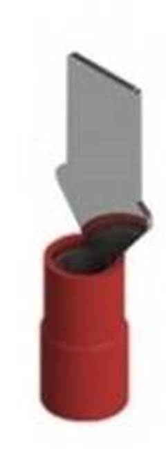 TERMINAL MACHO ISOL/MA1,0-1,5-6 VERM