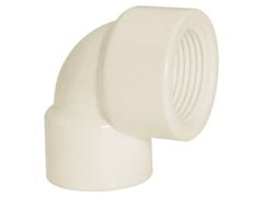 JOELHO 90° PVC ROSCÁVEL REDUÇÃO 1” X 3/4''