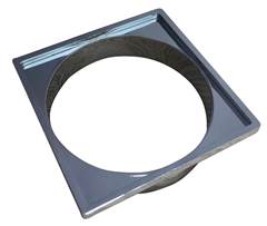 PORTA GRELHA QUADRADA P/GRELHA QUADRADA CROMADA - N17 100MM