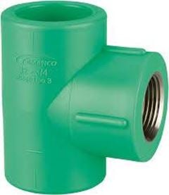 TE  F/F/F CENTRAL DE INSPEÇÃO MET PPR - 25MM X 3/4” X 25MM