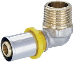 JOELHO 90 MET MACHO 20 X 3/4   GAS
