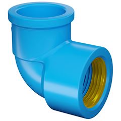 JOELHO 90 PVC SOLDÁVEL C/BUCHA LATÃO 25X1/2  