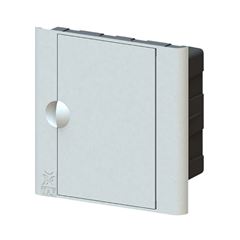 QUADRO DE DISTRIBUIÇÃO PRETATAMPA BRANCA - 4 DISJUNTORES DIN