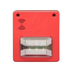 SINALIZADOR AUDIOVISUAL C/SIRENE 12V/24V