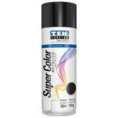 TINTA SPRAY METALICO PRETO 350ML