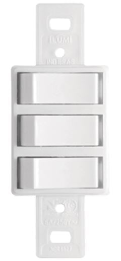 CONDULETE 3 INTERRUPTORES SIMPLES 6A 250V S/ PLACA