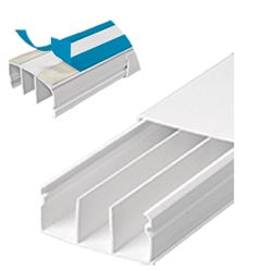 CANALETA COM DIVISÓRIA 40X16X2000MM COM DUPLA FACE – BRANCA