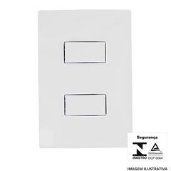 CANALETA COM DIVISÓRIA 50X20X2000MM COM DUPLA FACE – BRANCA