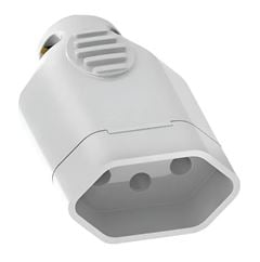 PINO FEMEA 2P 10A 250V~ BRANCO