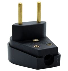 PINO PRENSA CABO GIGANTE 2P 10A 250V  PRETO