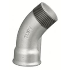 CURVA 45 GALVANIZADA M/F  3''
