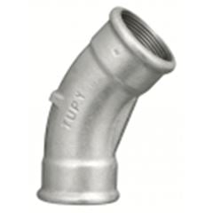 CURVA 45 GALVANIZADA FEMEA  1/2''