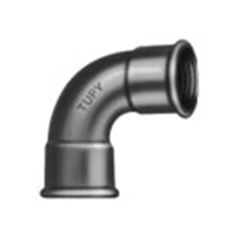 CURVA 90 PRETA FEMEA  1/2''         