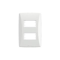 PLACA PARA 2 MÓDULOS DISTANCIADOS PETRA - 4X2