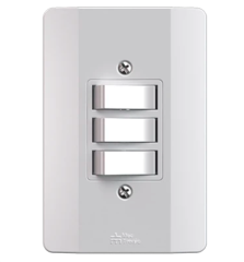 3 INTERRUPTORES SIMPLES 10A/250VCA - MILLENIUM