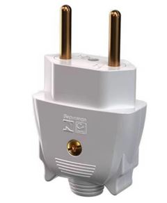 PLUGUE 180º 2P NBR 14136 20A/250VCA BRANCO