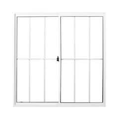 JANELA DE CORRER C/ GRADE HOME BRANCO 2FLS LISO L 1,00 X A 1,00 M