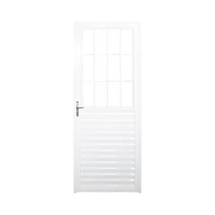 PORTA POSTIGO HOME BRANCO LISO LADO ESQUERDO L 0,80 X A 2,10 M