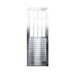 PORTA POSTIGO HOME NATURAL LISO LADO DIREITO L 0,80 X A 2,10 M