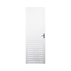 PORTA VENEZIANA HOME BRANCO LADO DIREITO L 0,80 X A 2,10 M