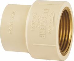 LUVA TRANS F/F SUPER CPVC DN35 X 1.1/4''