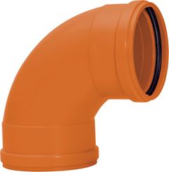 CURVA CTA PE COLUNA ESG SILENTIUM DN100
