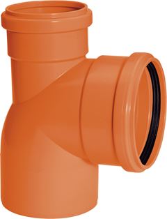 JOELHO 90° PVC ESGOTO SILENTIUM C/VISITA - 100 X 75MM