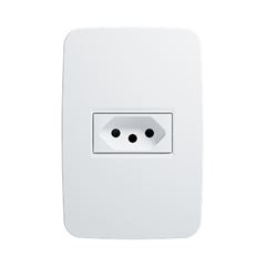 CONJUNTO 1 TOMADA 2P+T 4X2 20A BRANCO - ORIGEN