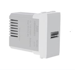 MODULO CARREGADOR USB A 2,4A 100-240V 1 MODULO 12W 50-60HZ BRANCO ORIGENN0185 BL
