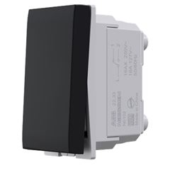 MODULO INTERRUPTOR BIPOLAR SIMPLES 16A 110- 250V 1 MODULO PRETO ORIGENN0101.2 NG