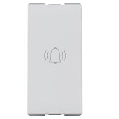 MODULO PULSADOR CAMPAINHA 10A 110-250V 1 MODULO BRANCO ORIGEN N0104 BL