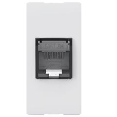 MODULO RJ45 CAT 5E 1 MODULO BRANCO ORIGEN N0118.5 BL