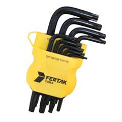 JOGO DE CHAVE TORQUE PEQUENA - 9 PÇS.