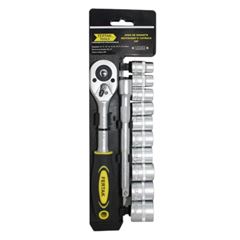 JOGO SOQUETE SEXTAVADO 3/8”(10-22MM)12PC